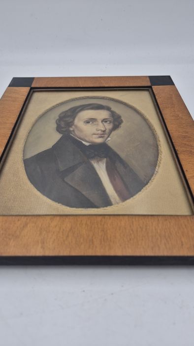 Fryderyk Chopin olej płótno Wanda Zawadzka lata 80.