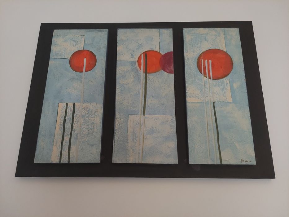 Quadro pintado à mão por Pereira.