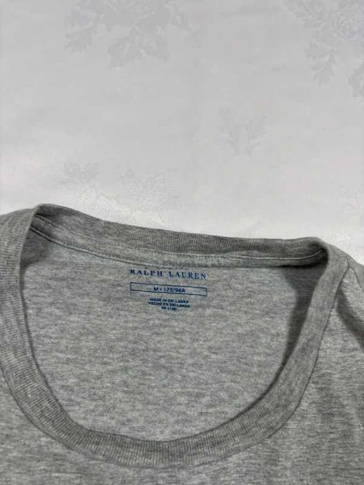 Koszulka Polo Ralph Lauren szara Basic luxury old money rozmiar M