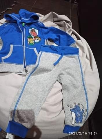 Fato treino e sweat benetton