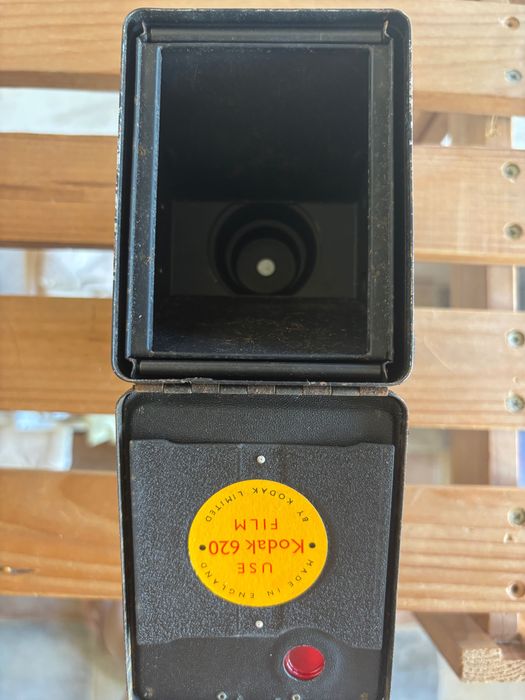 Máquina fotográfica antiga da Kodak