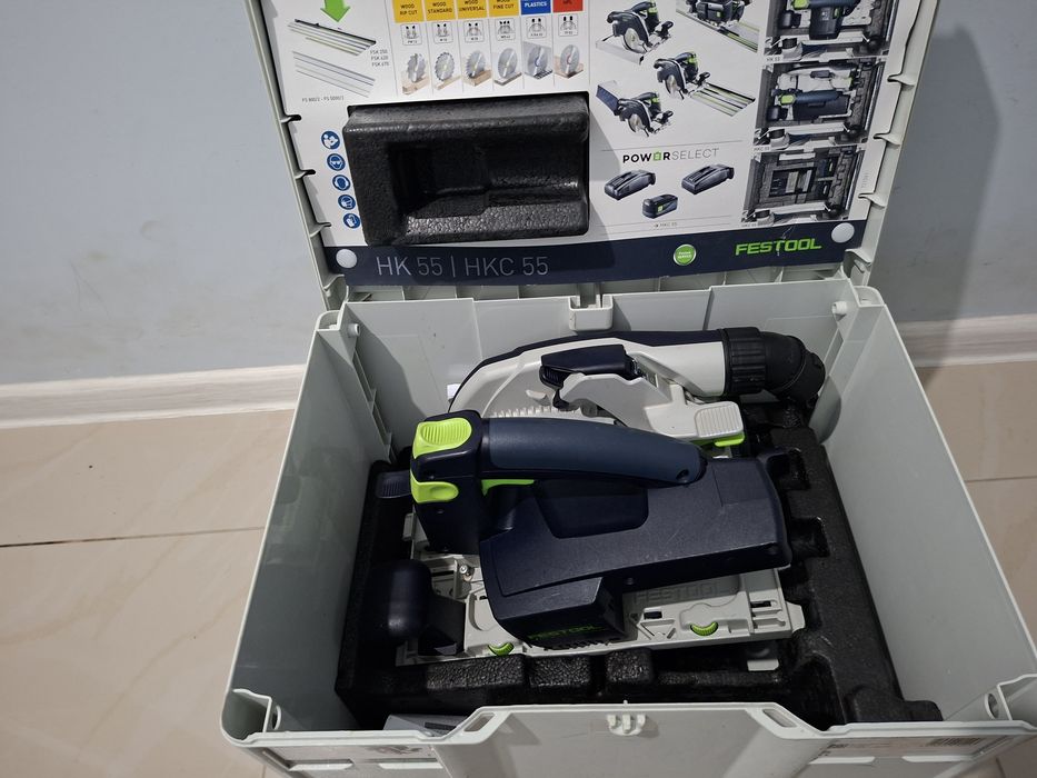 Акумуляторна дискова пила FESTOOL - HKC 55 EB-Basic