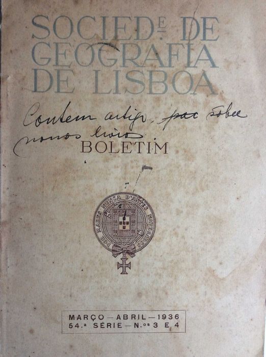 Boletim da Sociedade de Geografia de Lisboa. - 1936. Março e Abril