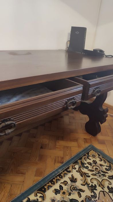 Vendo mesa rustica em madeira  maciça com  80x180