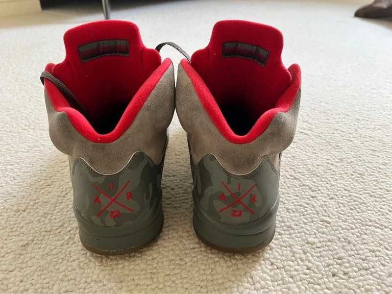 Jordan 5 Retro Dark Stucco Red