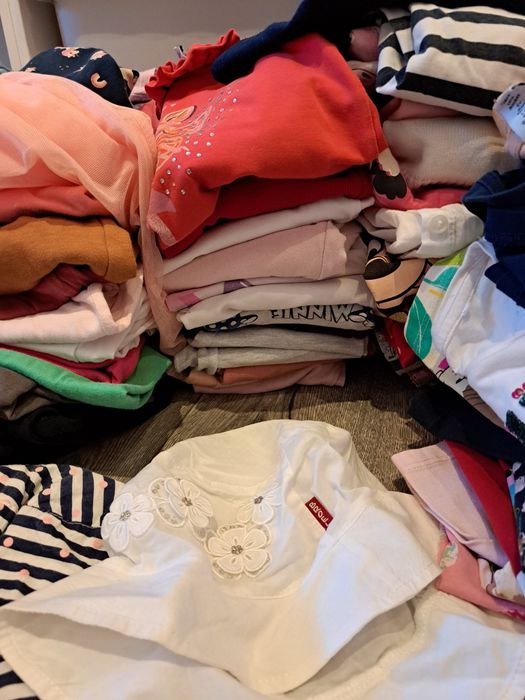 Duża paka ubranek rozm.98/ 104 dla dziewczynk ponad 100 szt