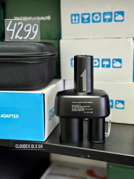 Tesla CCS2 Type 2 Combo нова модель покращений фабричний перехідник