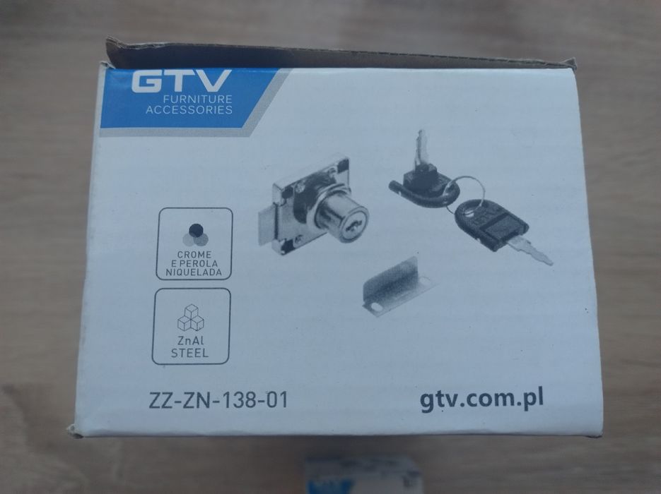 Zamek z - 138 z kluczem łamanym Gtv -zestsw 12 szt
