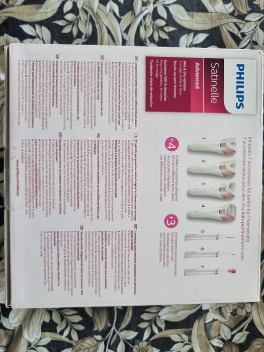 Depiladora Philips + Aparador + Acessórios