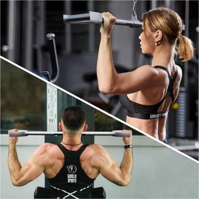 Nowy drążek na triceps / uchwyt obrotowy / 78cm / ściąganie lat !K317!