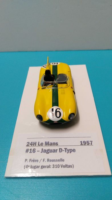 Jaguar D-Type #16 - 24h Le Mans 1957: Miniatura escala 1/43