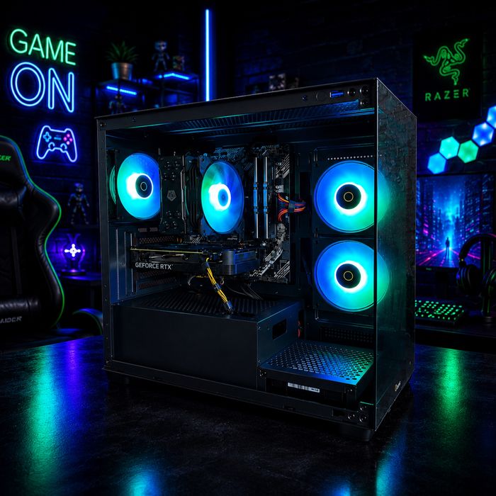 Игровой ПК RTX 4060|Ryzen 5 5500|16GB|B450|M.2|650W Компьютер