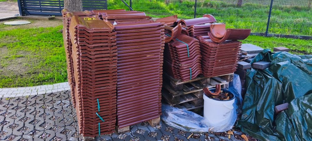 Dachówka ceramiczna Angoba czerwona