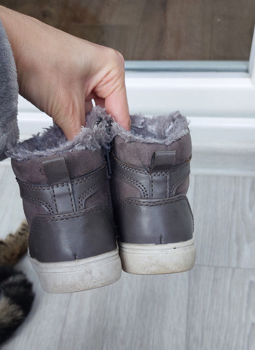 Хайтопи,черевики на хутрі для хлопчика р.23-24, устілка 14,5 см