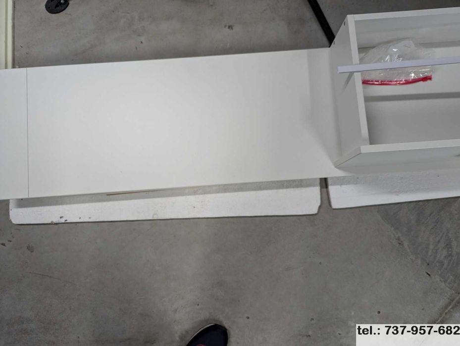 regał z półkami i szufladą Pinio Iga 186cm wys.