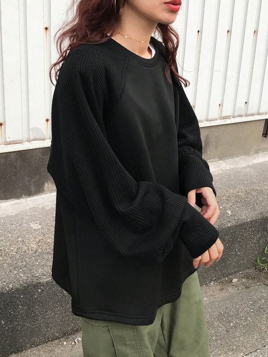 Bluza Oversize Luźna Czarna Casual Friful L 40
