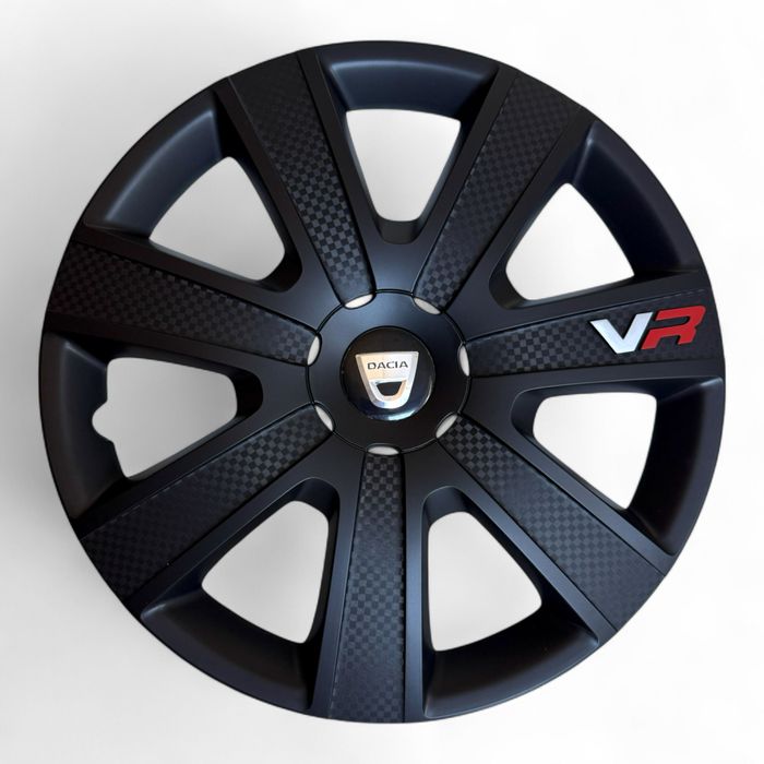 Колпаки на колеса VR Carbon Black черние ковпаки чорні