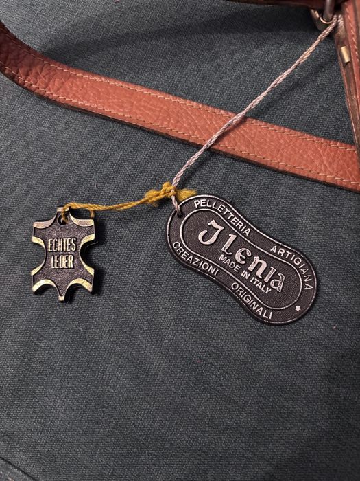 Torebka męska skórzana orginalna Wloska