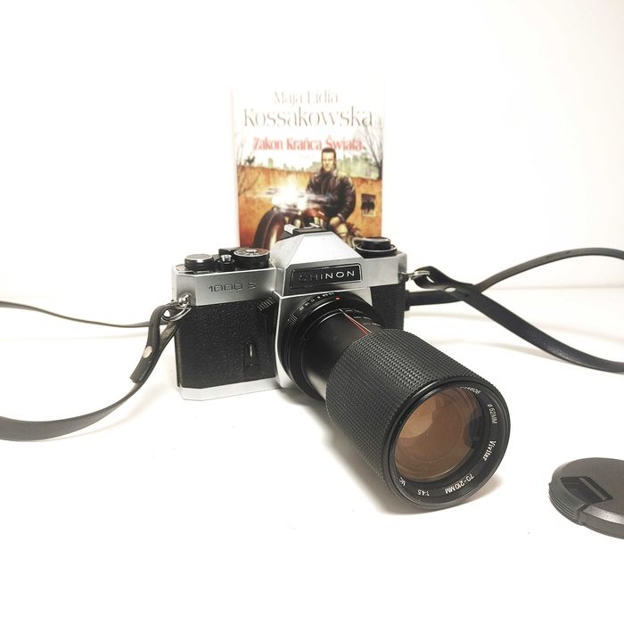 Lustrzanka analogowa CHINON 1000s - CS Lens Vivitar 70-210 mm 1:4,5