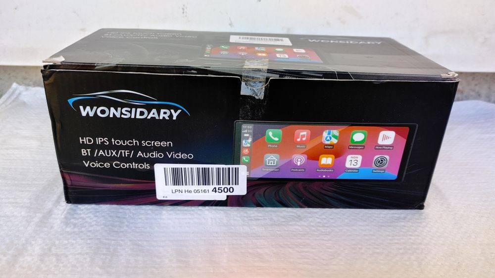 Автомобільний екран Wonsidary CarPlay 9,3 з реєстратором, камера задня