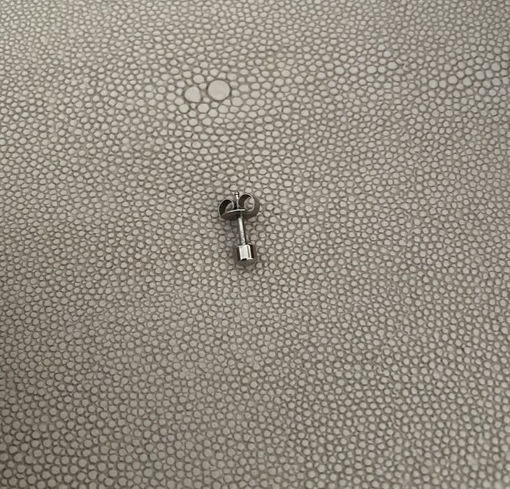 Brinco piercing prata