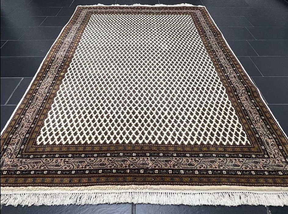 Tapete Persa SAROUGH MIR - c/238x168cm - Lã s/Algodão, nós muito finos