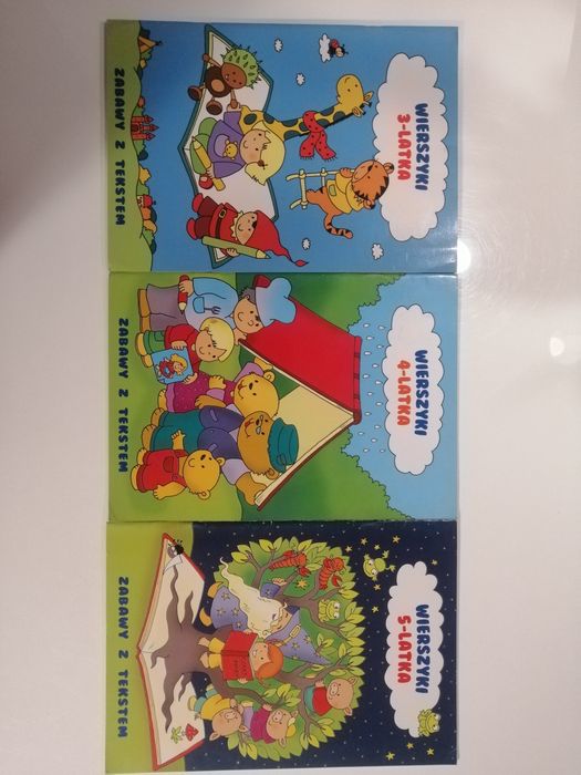 Wierszyki 3,4,5 latka z naklejkami