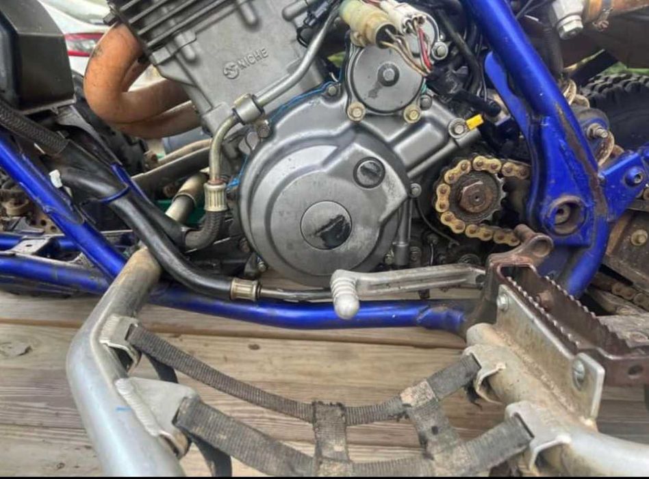 yamaha raptor 660 kartery glowica skrzynia gaznik rama wal kosz modul
