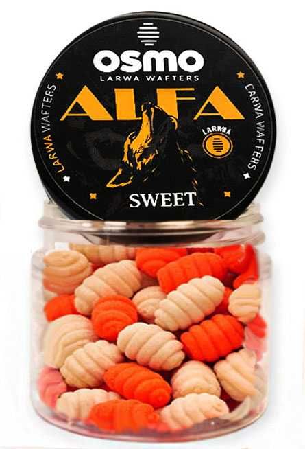 Zestaw 3w1 OSMO Alfa SWEET Zanęta 800g+Dumbells 10mm+Wafters Larwa 8mm