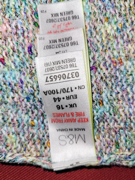 Sweter M&S Mark and Spencer indigo collection sweter