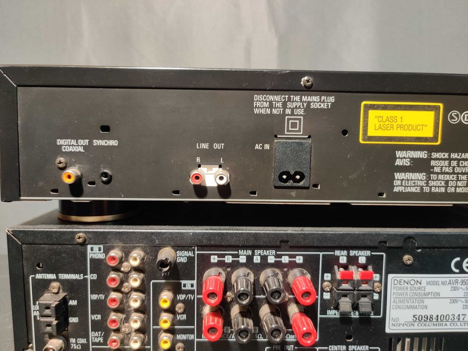 Denon AVR 950RD, CD DENON DCD 625