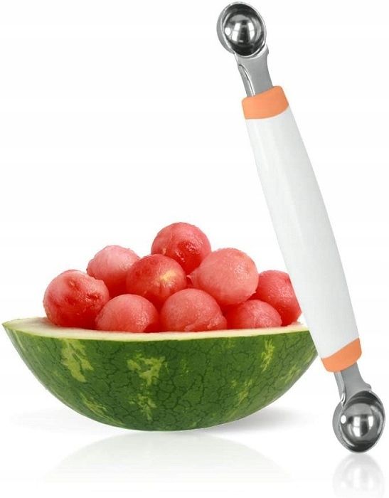 dekoracyjny nóż do kulek arbuza melona 2w1 swiss