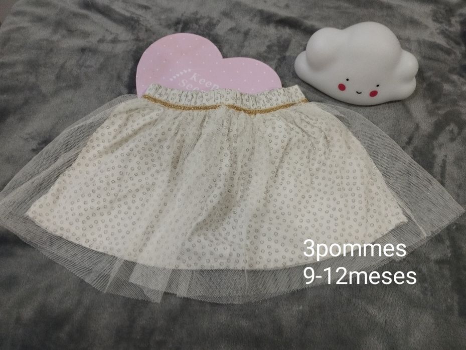 Lote calças bebe menina 3-12M