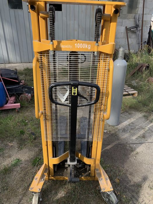 Wózek masztowy paletowy paleciak sztaplarka widlak wysyłka Transport