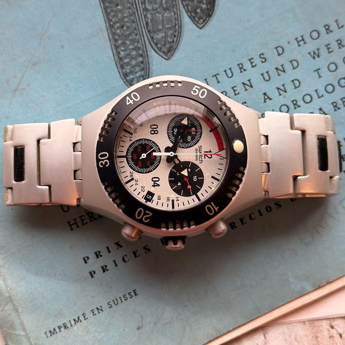 Lata 1999., Swatch Irony Chronograph. Swiss Made. Vintage Chronograf