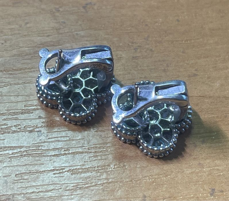 Серьги клевер в стиле Van Cleef б/у