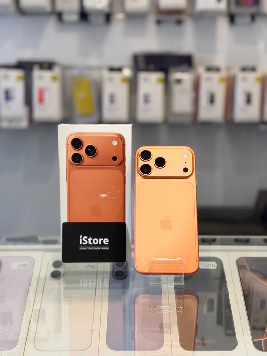 iPhone 17 PRO MAX • 256 GB • Orange • 100% bateria • GWARANCJA • raty
