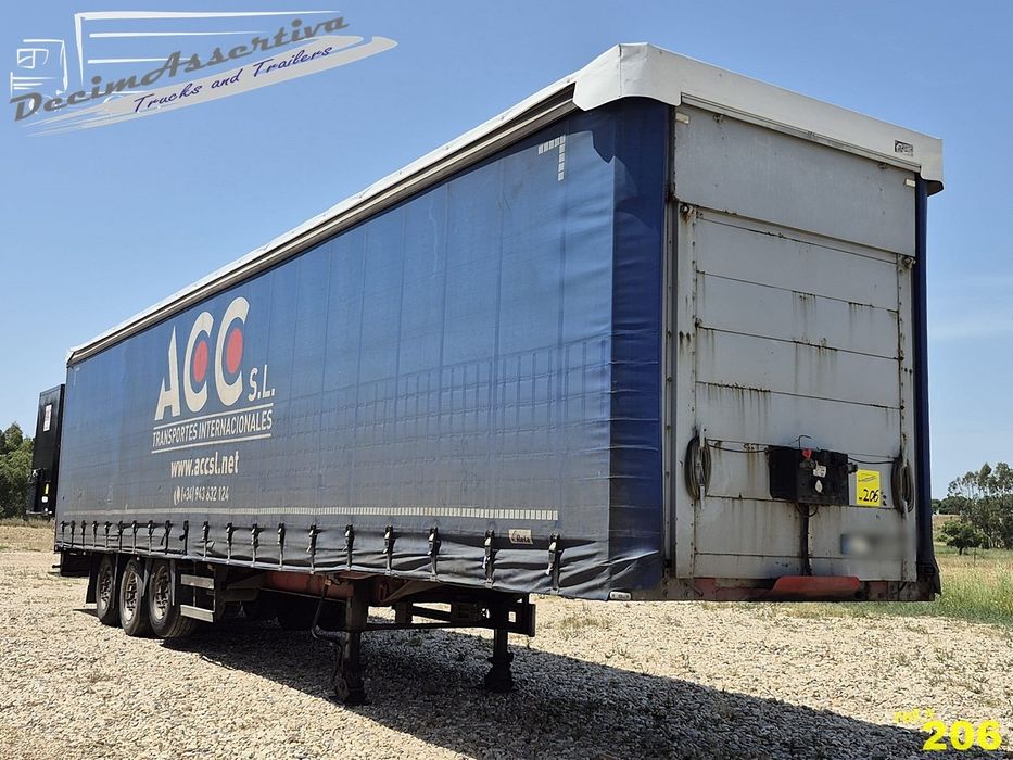 Semi-reboque  Lecitrailer  tecto elevatório