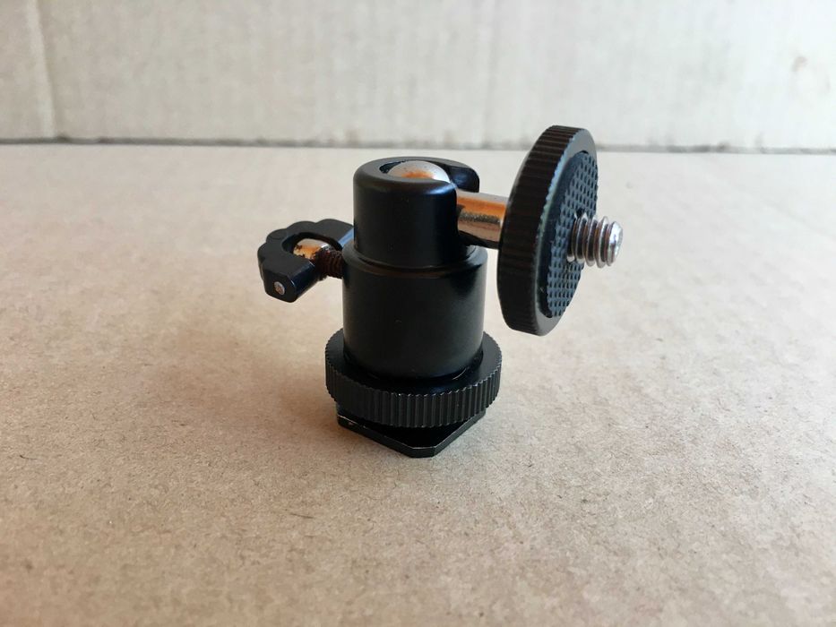 Мини штативная шаровая головка поворотный шарнир 360 резьба ¼ адаптер