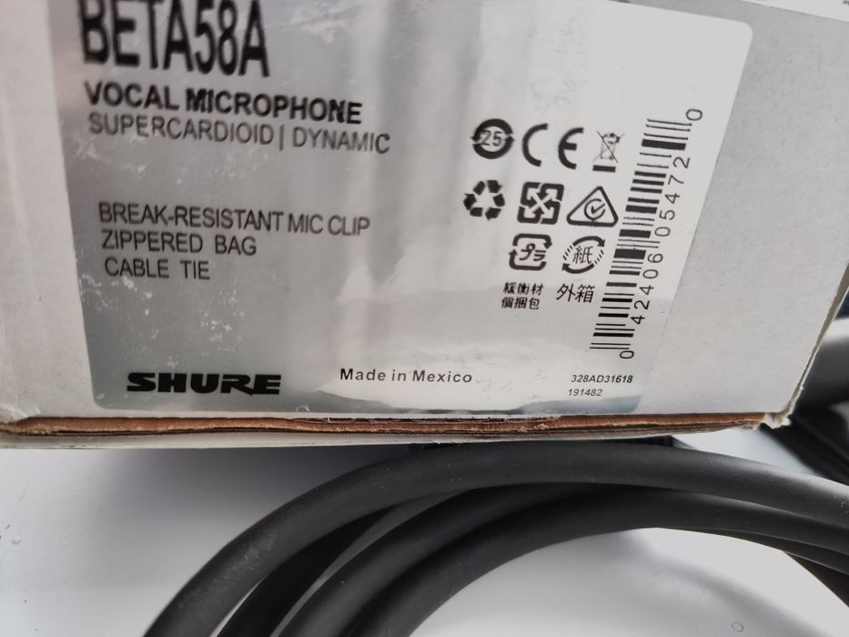 Мікрофон shure beta 58a