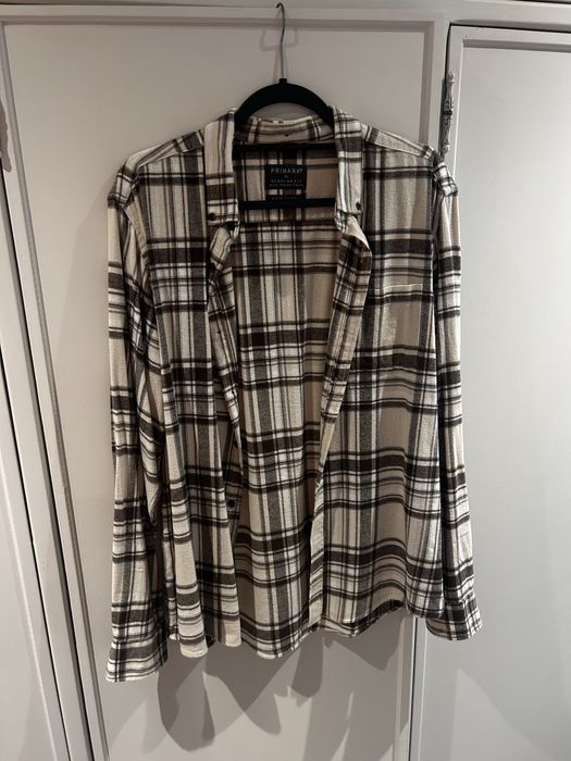 Camisa quadrado bege