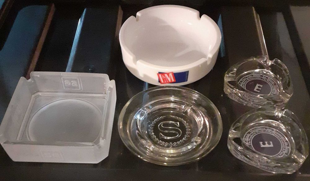 Conjunto de 7 Cinzeiros(valor total)