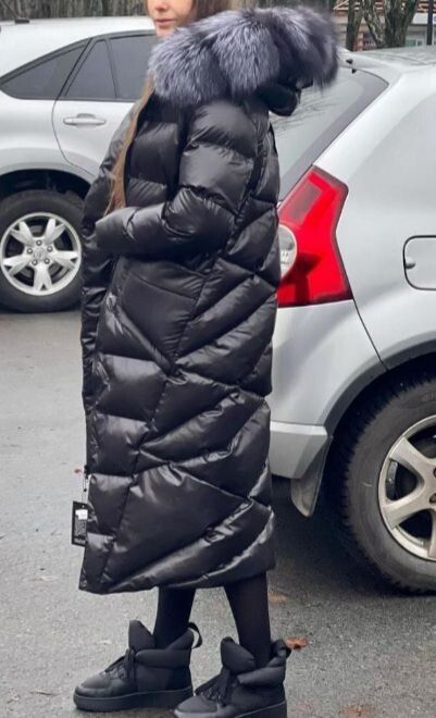 Пуховік довгий зима