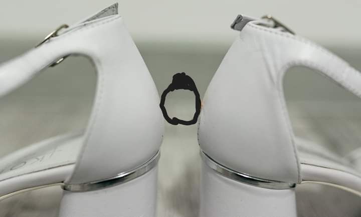 Buty Białe ślub wesele Kotyl