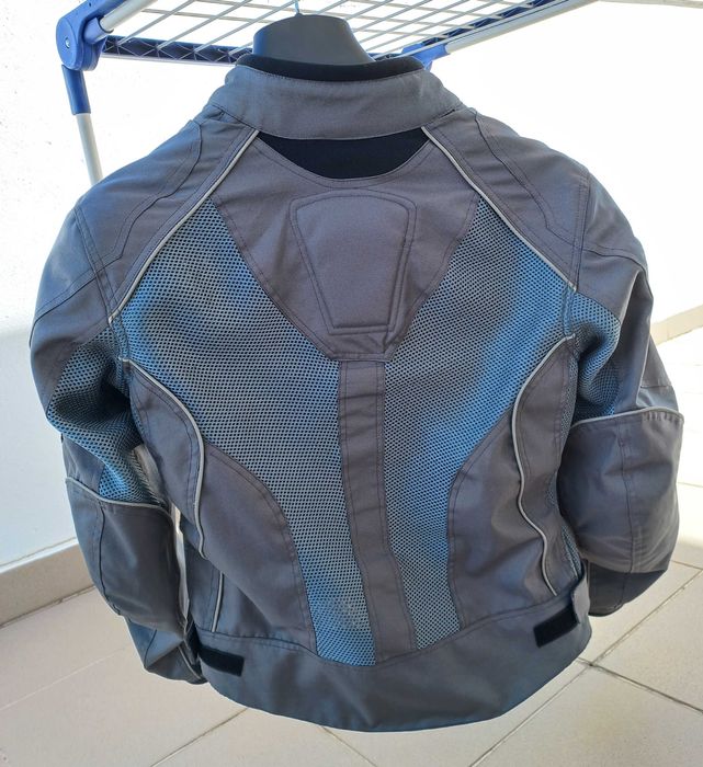 Blusão Motard Verão Senhora Cinza Tam. M