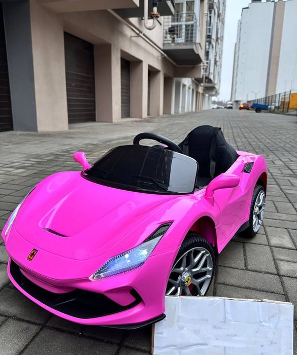 Дитячий електромобіль Ferrari всі кольори детский электромобиль 4х4