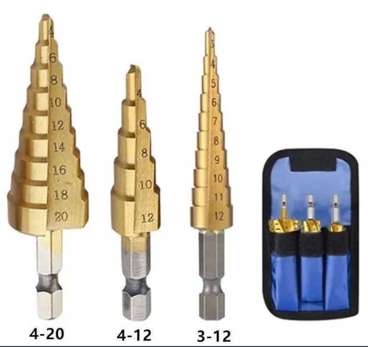 3SZT Wiertła stożkowe stopniowe do metalu