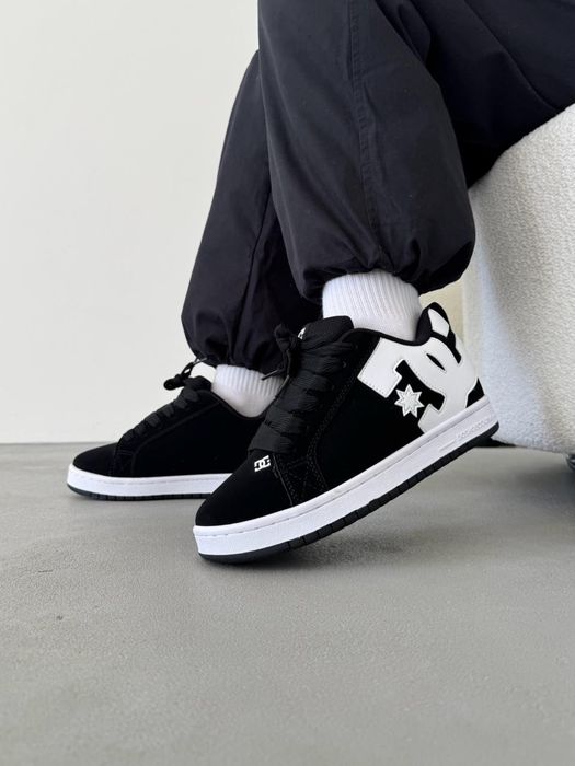 36-45 р кросівки DC Shoes Court Graffik Black/White