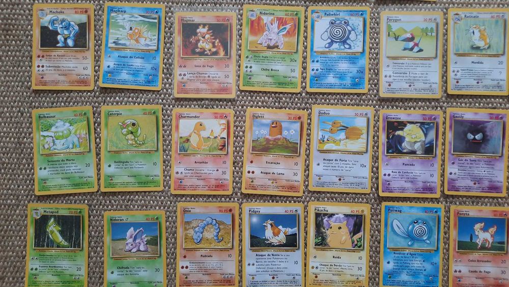 Cartas Pokémon Base Set WOTC - Português Mint / Near Mint - Comuns & Incomuns