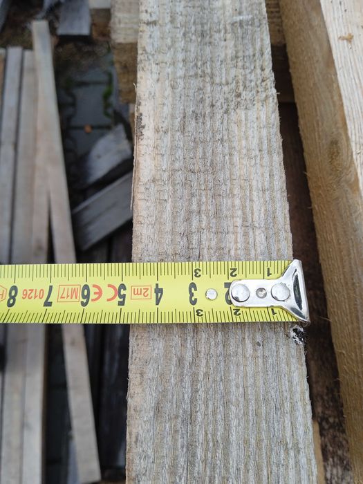 Kantówki Drewno 5x5cm konstrukcyjne na meble ogrodowe altanki budy